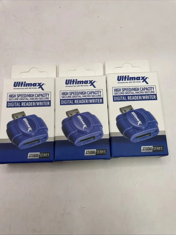 ? 3× Ultimaxx High-Speed / High-Capacity Digital Reader/Writer – Studio Series Bundle