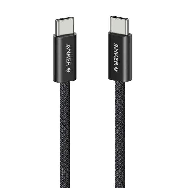 A8060H12 Anker Zolo USB-C to USB-C Cable 240W Braided (1.8m/6ft) – Black