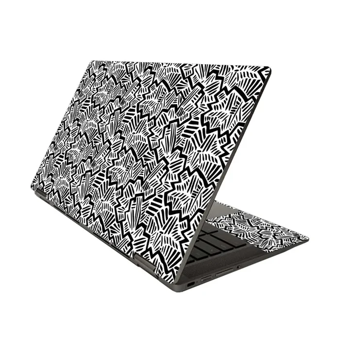 Abstract Black Chromebook x360 14″ (2020) Skin