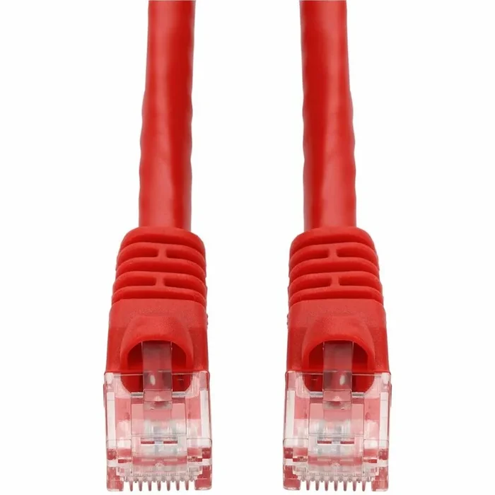 AddOn 17ft Red CAT 6A PVC Ethernet Cable Snagless Bubble Boot RJ-45 M/M ADD-17FCAT6A-RD