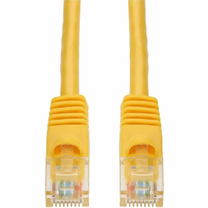 AddOn 75ft Yellow CAT 6 PVC Ethernet Cable Snagless Bubble Boot RJ-45 M/M ADD-75FCAT6-YW