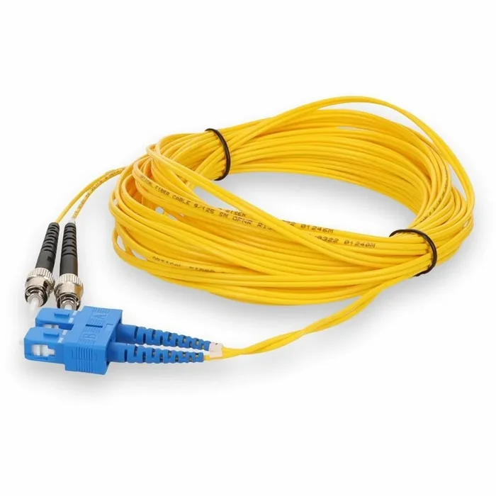 AddOn Fiber Optic Duplex Patch Network Cable ADD-ST-SC-5M9SMF-TAA