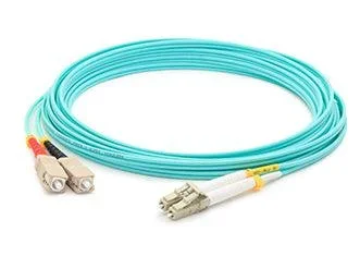Addon Networks 15M St/Lc Om3 Fibre Optic Cable Blue