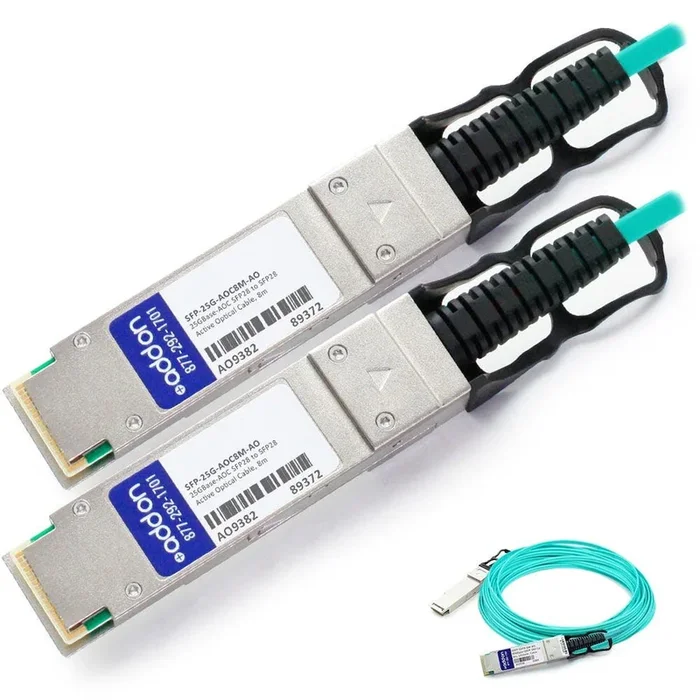 Addon Networks Sfp-25G-Aoc8M-Ao Infiniband Cable 8 M Sfp28 Cyan
