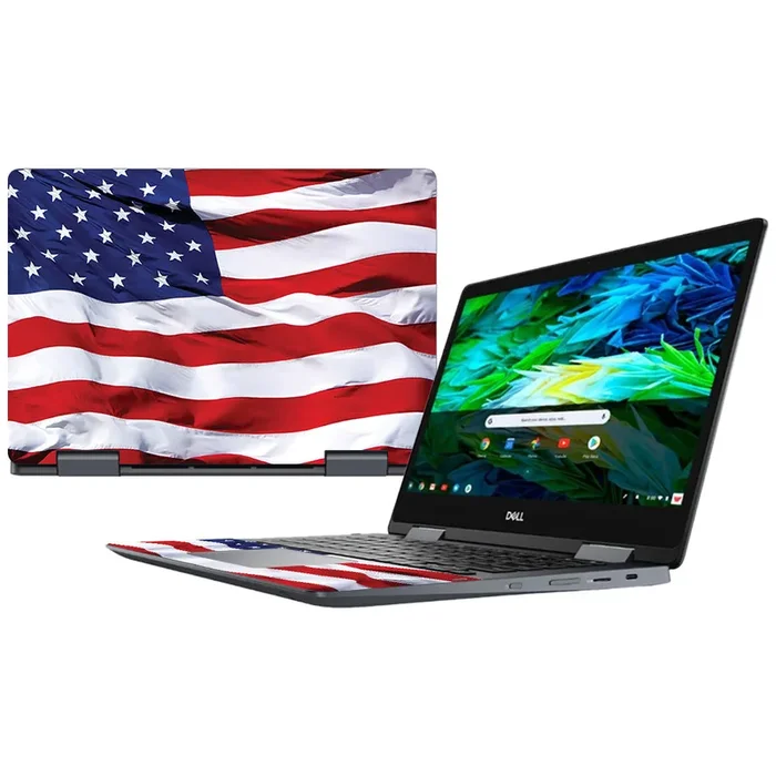American Flag Inspiron Chromebook 14″ (2018) Skin