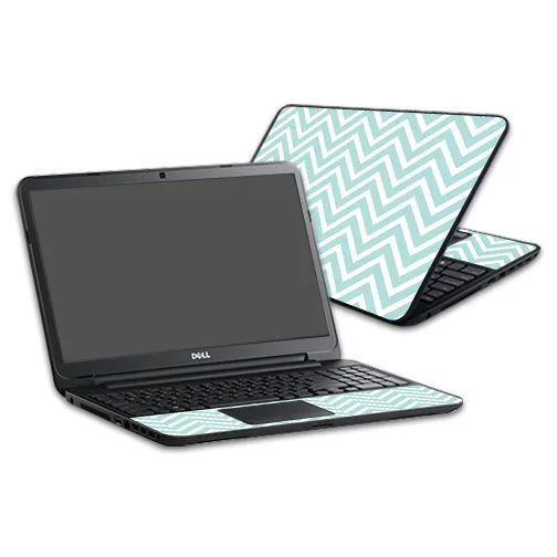 Aqua Chevron Inspiron 17 3721 Laptop 17″ Skin