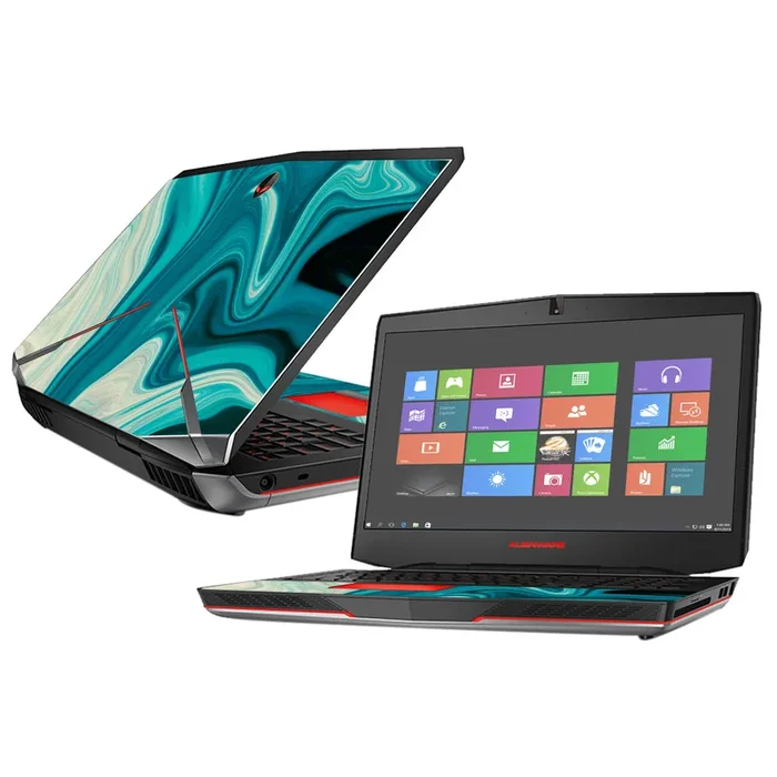 Aqua Swirl 17″ (2015) Skin