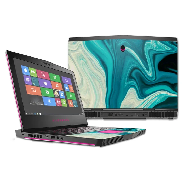 Aqua Swirl 17″ (2016) Skin