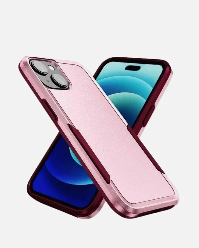 Armor Case with Dual-Layer Shockproof Protection – iPhone 13/14/15/16E Series – Bold Color