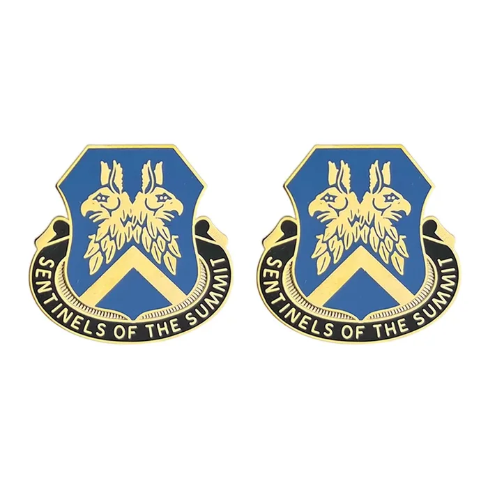 Army Crest: 110 Military Intelligence Battalion – Sentinels of the Summit