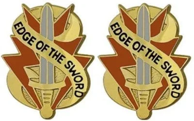 Army Crest 21st Signal Brigade: Edge of The Sword