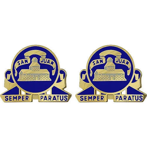 Army Crest: 24th Infantry Regiment – Semper Paratus (San Juan)