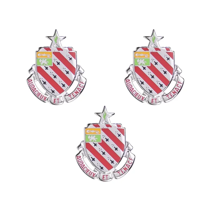 Army Crest 8th Field Artillery: Audacieux Et Tenace