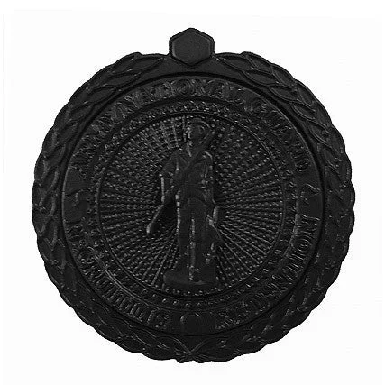 Army ID Badge: ARNG Recruiting and Retention: Senior – black metal