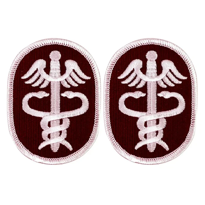 Army Patch: Health Service Command – color with hook closure