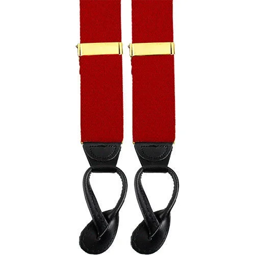 Army Suspenders: Artillery – leather ends