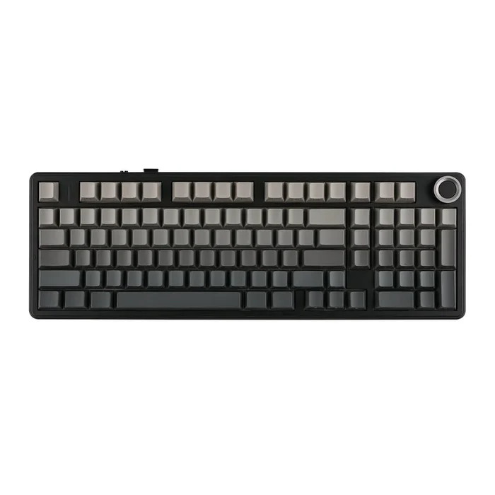 AULA F99Pro 96% Gasket-Mounted Triple-Mode Mechanical Keyboard with Knob, Nimbus switch V3 – Gradient Grey
