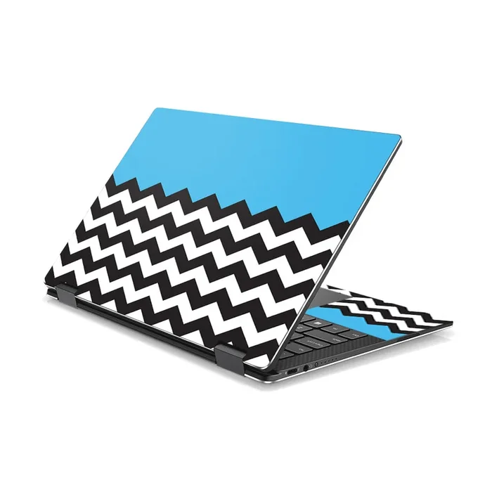Baby Blue Chevron XPS 13 9365 2-In-1 (2017) Skin