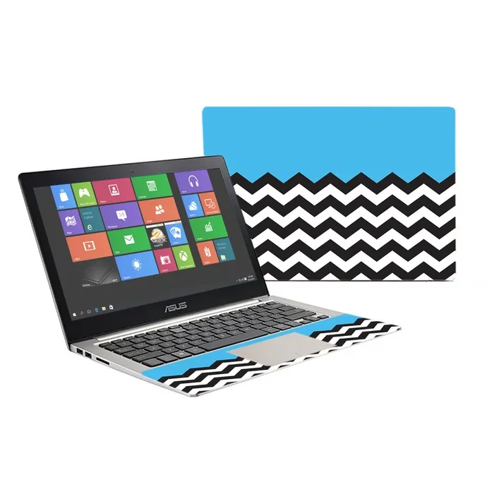 Baby Blue Chevron Zenbook 13.3″ Skin