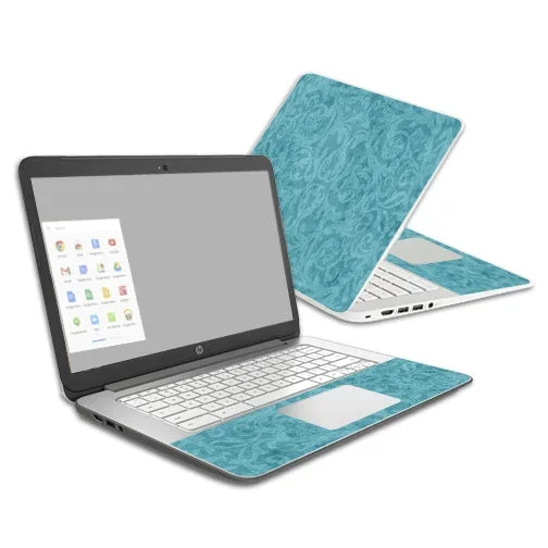 Baby Blue Jacquard Chromebook 14 (2014) Skin