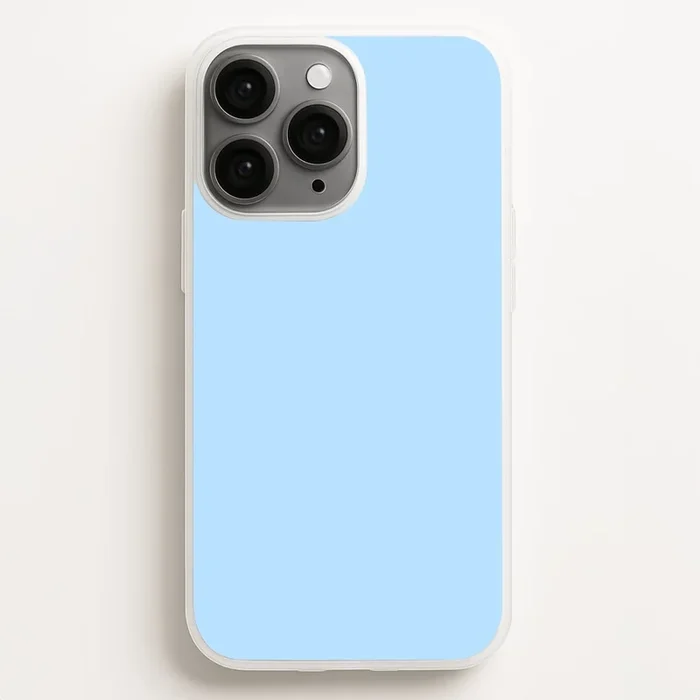 Back To Casics – Pretty Pastels – Plain Blue Phone Case