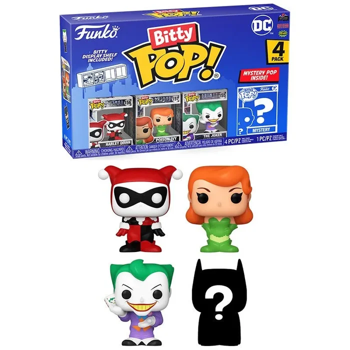 Bitty Pop! Heroes: DC – Harley Quinn 4pk