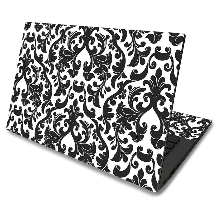 Black Damask Chromebook C425 14″ (2019) Skin