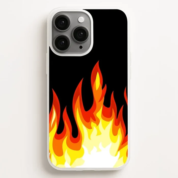 Black Flame Phone Case