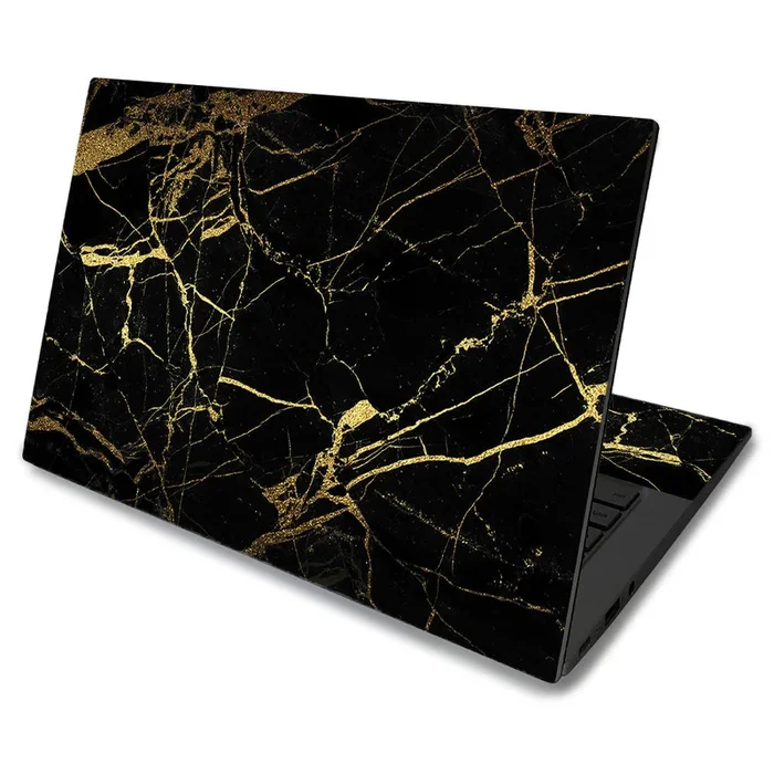 Black Gold Marble Chromebook C425 14″ (2019) Skin