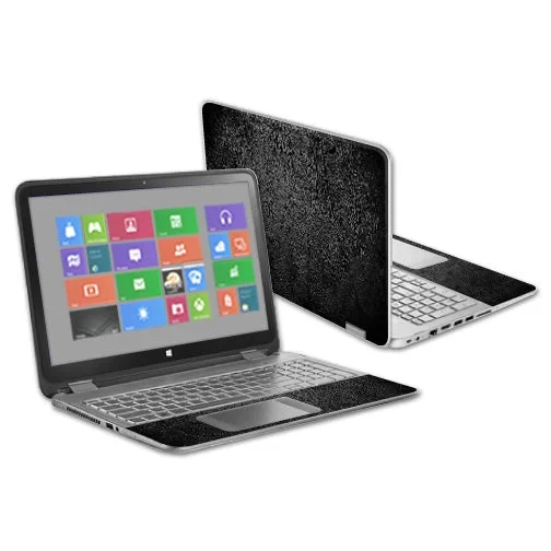 Black Leather Envy x360 15.6″ (2014) Skin