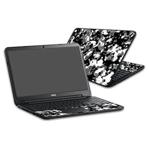Black Modern Camo Inspiron 17 3721 Laptop 17″ Skin