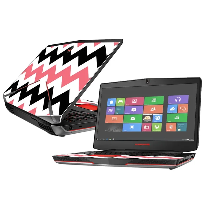Black Pink Chevron 17″ (2015) Skin