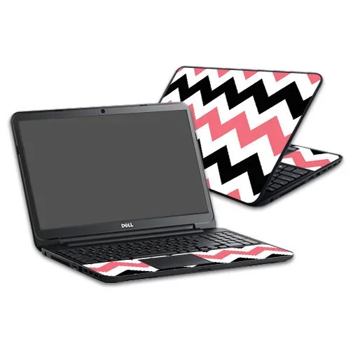 Black Pink Chevron Inspiron 17 3721 Laptop 17″ Skin