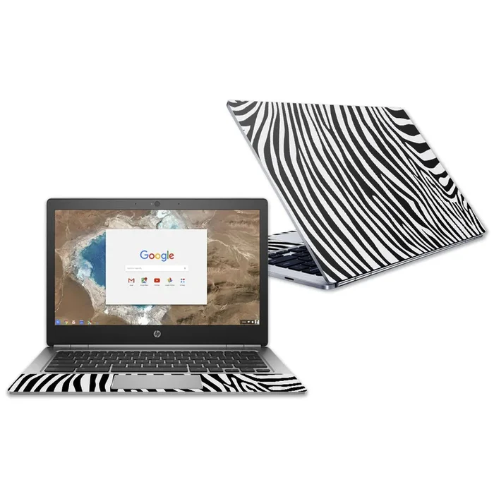 Black Zebra Chromebook G1 13.3″ (2018) Skin
