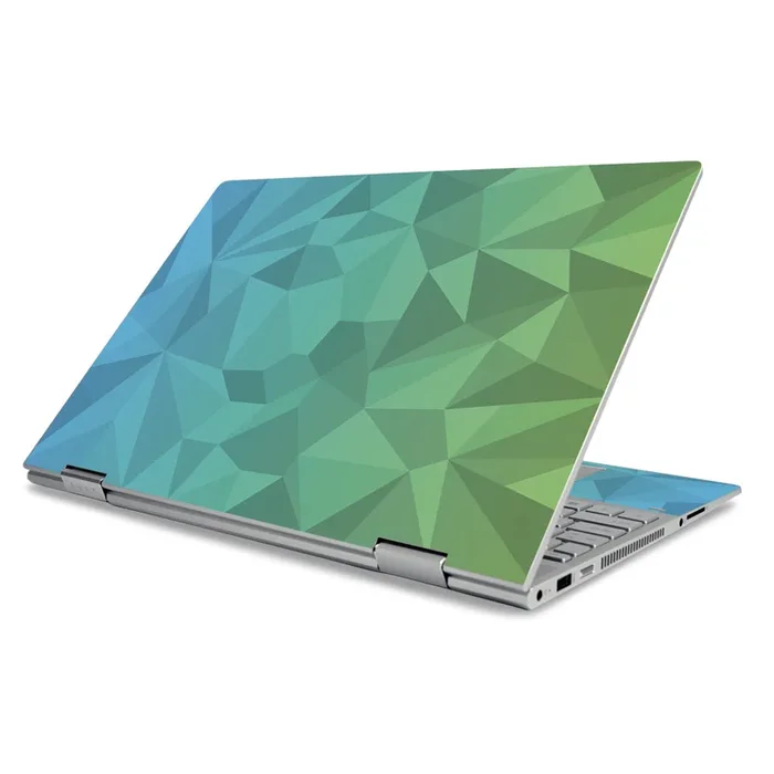 Blue Green Polygon Envy x360 15″ (2019) Skin