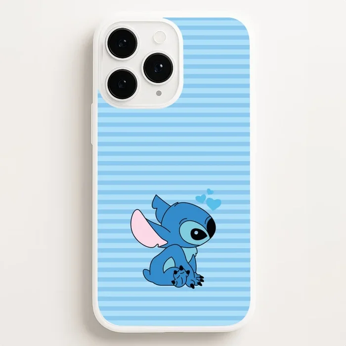 Blue Hearts Alien Blue Valentine’s Phone Case