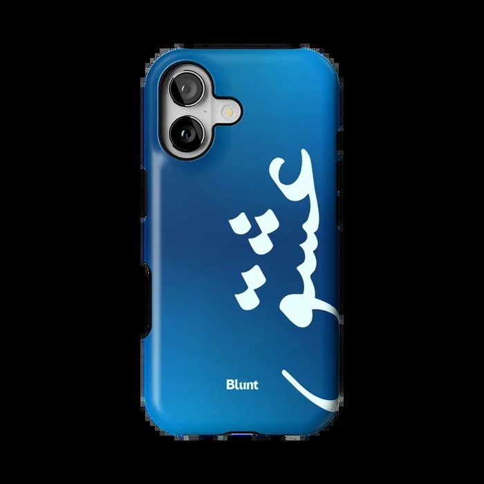 Blue Love iPhone Case