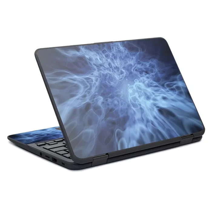 Blue Mystic Flames Chromebook x360 11″ G11 (2017) Skin