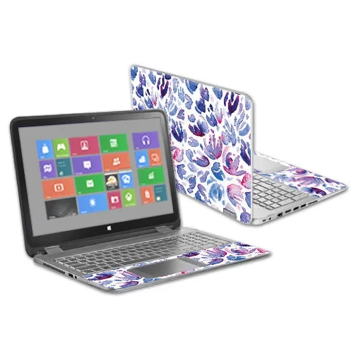 Blue Petals Envy x360 15.6″ (2014) Skin