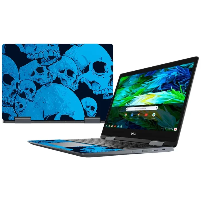 Blue Skulls Inspiron Chromebook 14″ (2018) Skin