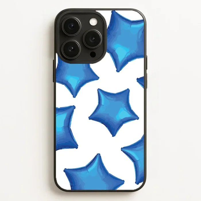 Blue Star Balloons Pattern Phone Case
