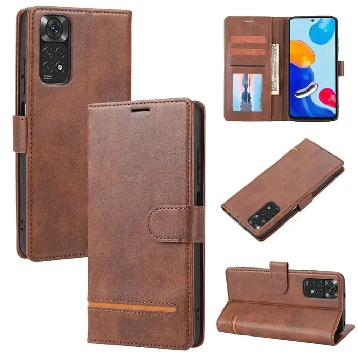 Brieftaschenstil Flip Leder Handyhülle für Xiaomi Redmi 9A 10C 10A K40 K50 Pro Note 9S 10S 11S