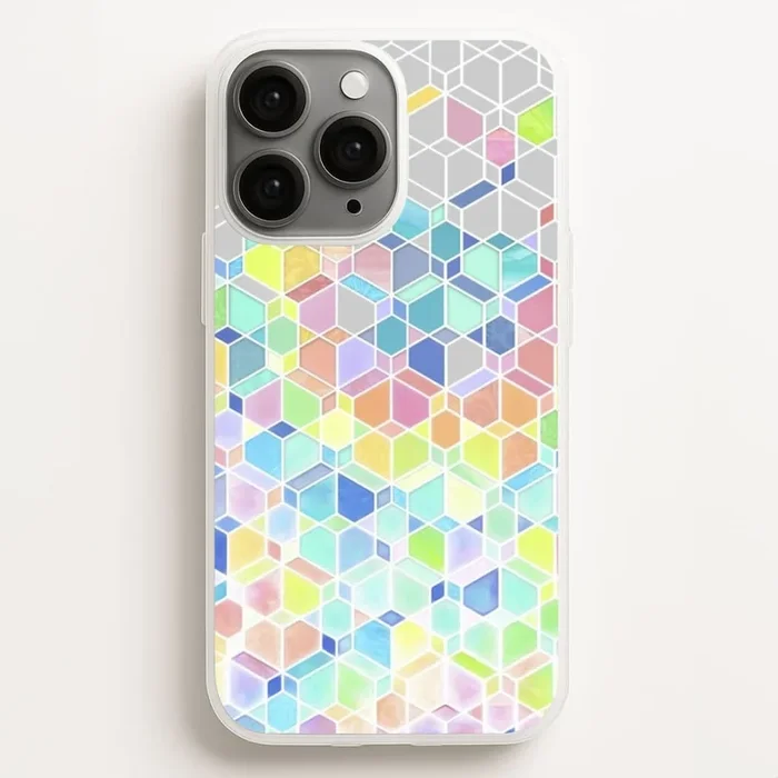 Bright Hexagon Pattern Phone Case
