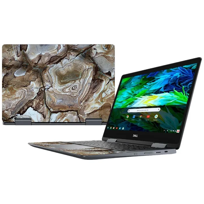 Brown Marble Inspiron Chromebook 14″ (2018) Skin