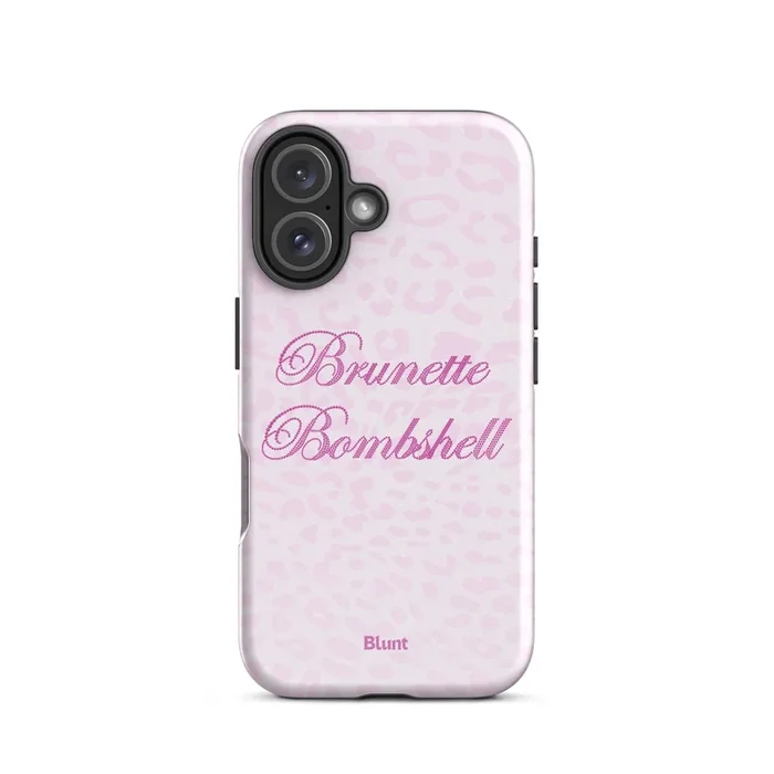 Brunette Bombshell iPhone Case