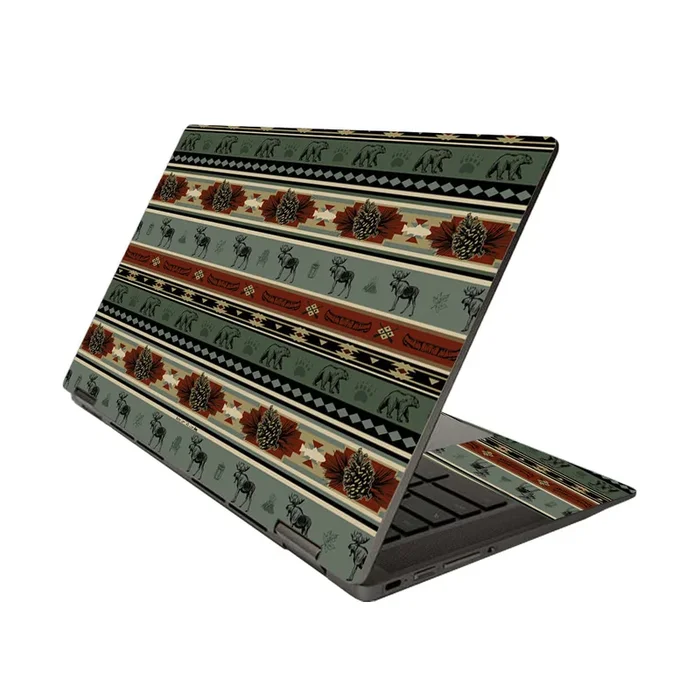 Cabin Stripes Chromebook x360 14″ (2020) Skin