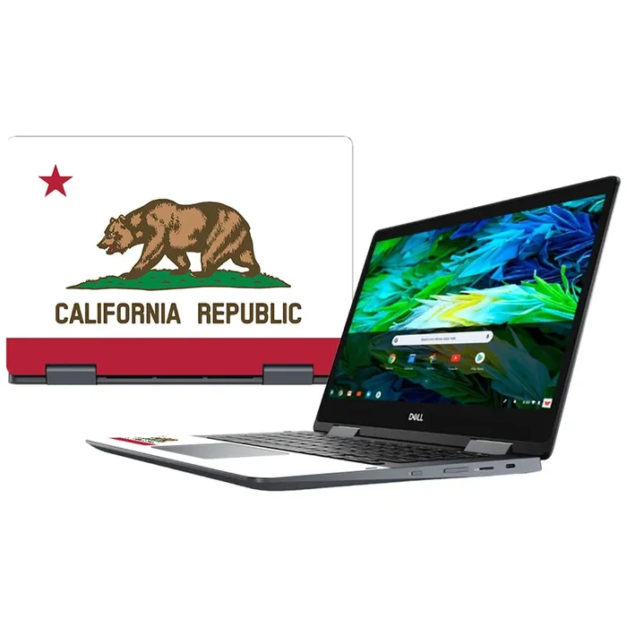California Flag Inspiron Chromebook 14″ (2018) Skin