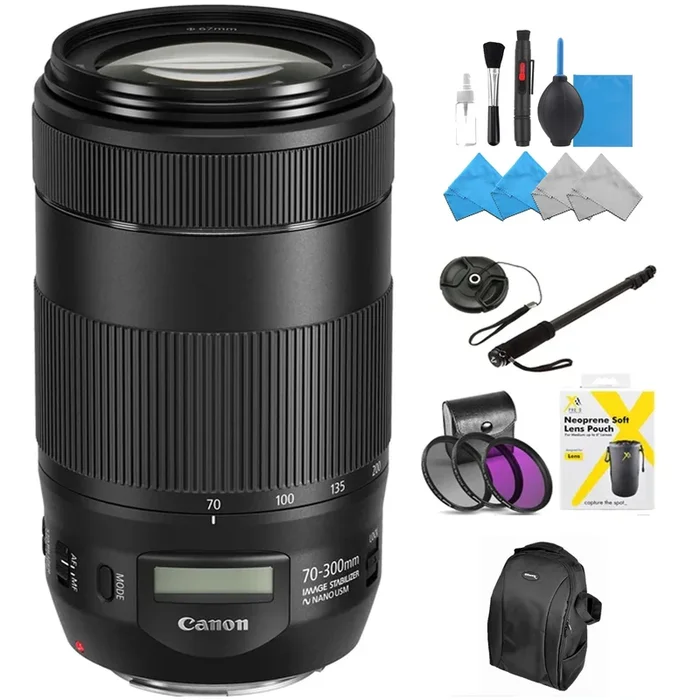 Canon EF 70-300mm f/4-5.6 IS II USM Lens Starter Bundle