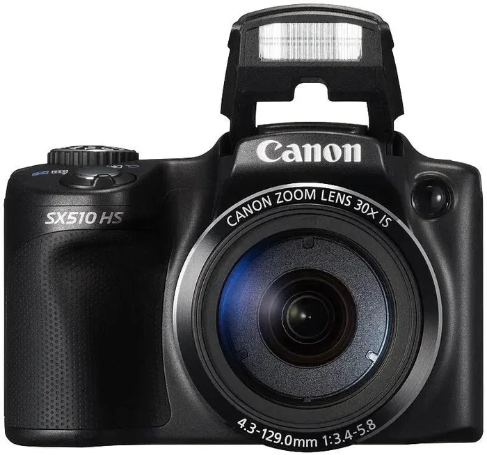 Canon PowerShot SX510 HS 12.1 MP CMOS Digital Camera – Black