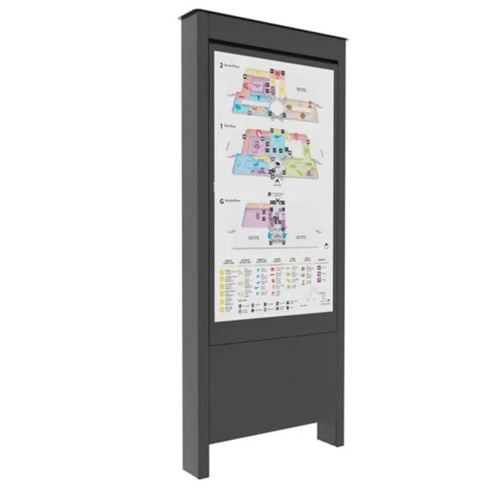 Chief Impact 55” Outdoor Portrait Kiosk, LG Series